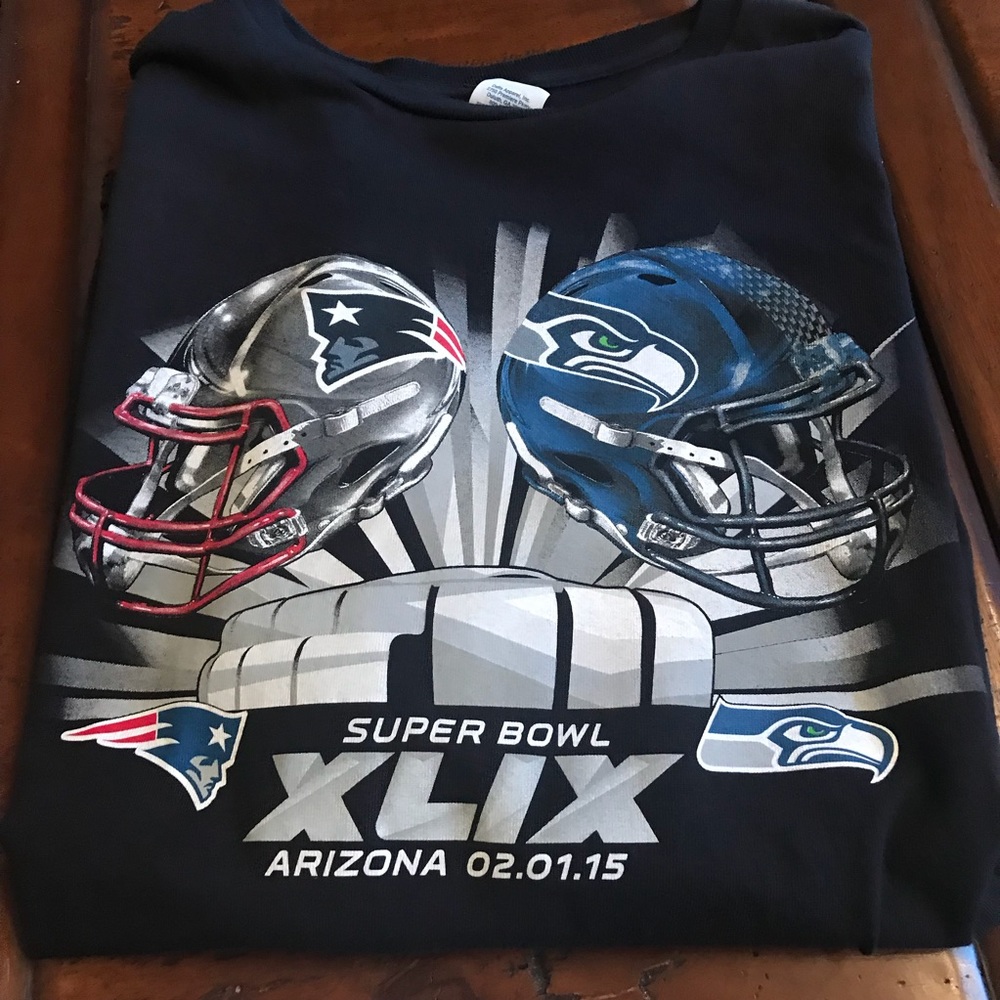 SUPER BOWL Patriots/ Seahawks , XXL